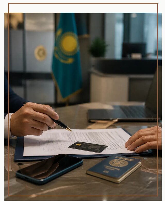 Открытие счета и банковской карты в Казахстане в Балакове